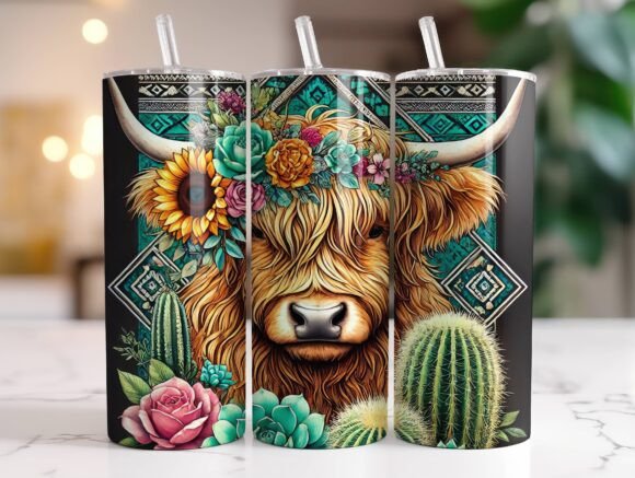 Aztec Boho Cow Tumbler Wrap Review for Real Projects