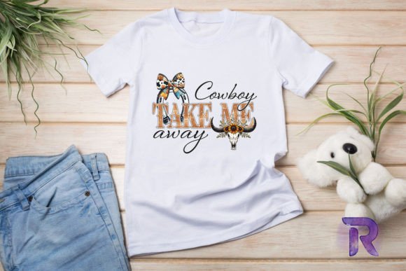 Cowboy Take Me Away Sublimation PNG Review for Real Projects