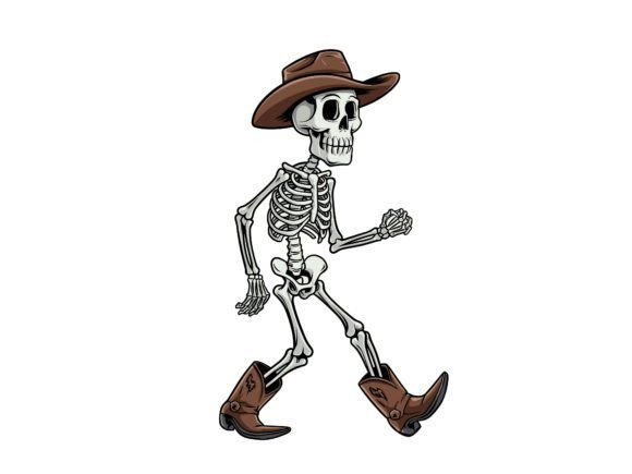 Halloween Skeleton Cowboy Hat Design Review for Real Projects