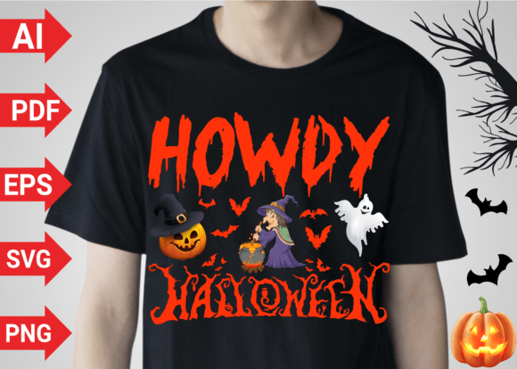 Howdy Halloween Western Ghost: A Bold Design for Embroidery Projects