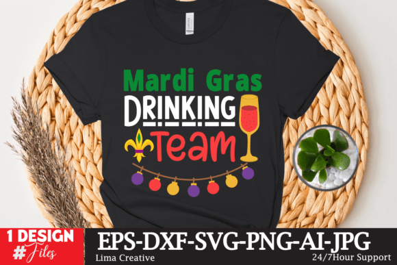 Mardi Gras Drinking Team SVG Review: A Designer’s Perspective