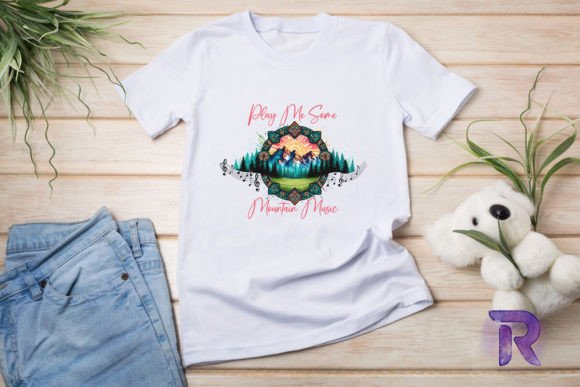 Mountain Music Retro Country Western PNG: A Designer's Perspective