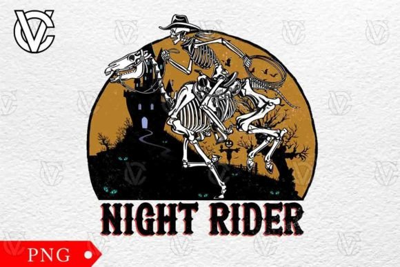 Night Rider Skeleton: A Bold Western Halloween Embroidery Design