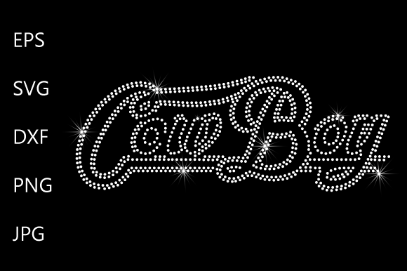 Rhinestone with Cowboy – A Bold Statement for Embroidery Projects