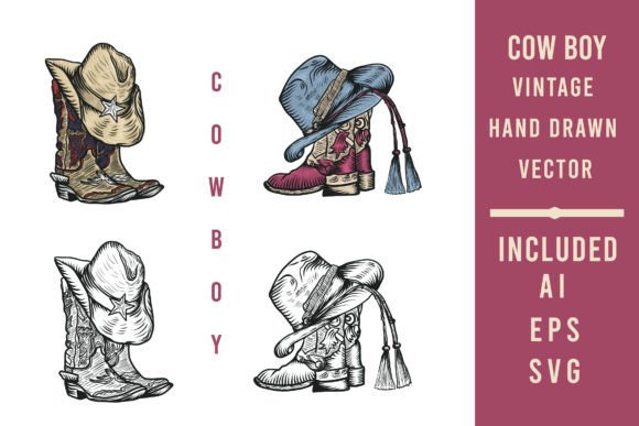 Rodeo Cowboy Boots and Hat Vector: A Designer’s Honest Review