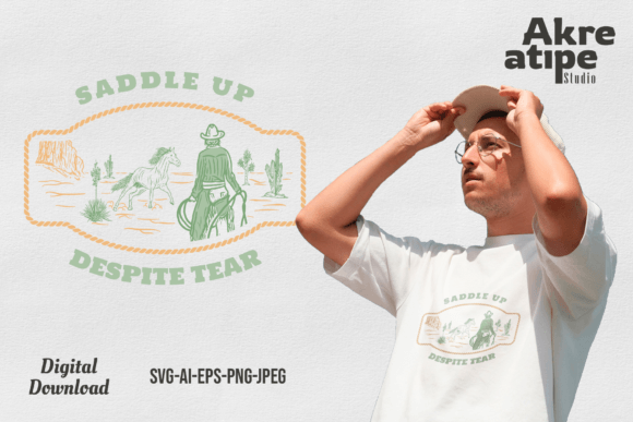Saddle Up in Style Retro Cowboy T-Shirt Review