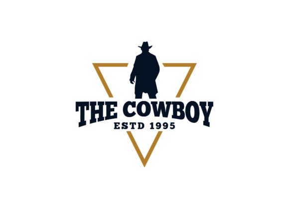 Vintage Cowboy Logo Design: A Timeless Embroidery Pick
