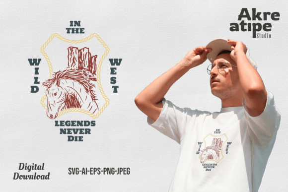 Wild West Retro Cowboy T-Shirt Designs Review